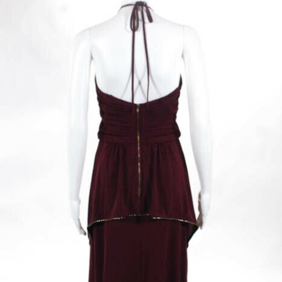 Marc By Marc Jacobs burgundy VNeck Halter piped sm - Picture 4 of 8